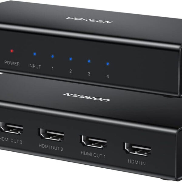 UGREEN HDMI 1×4 Video Splitter 4K – Black