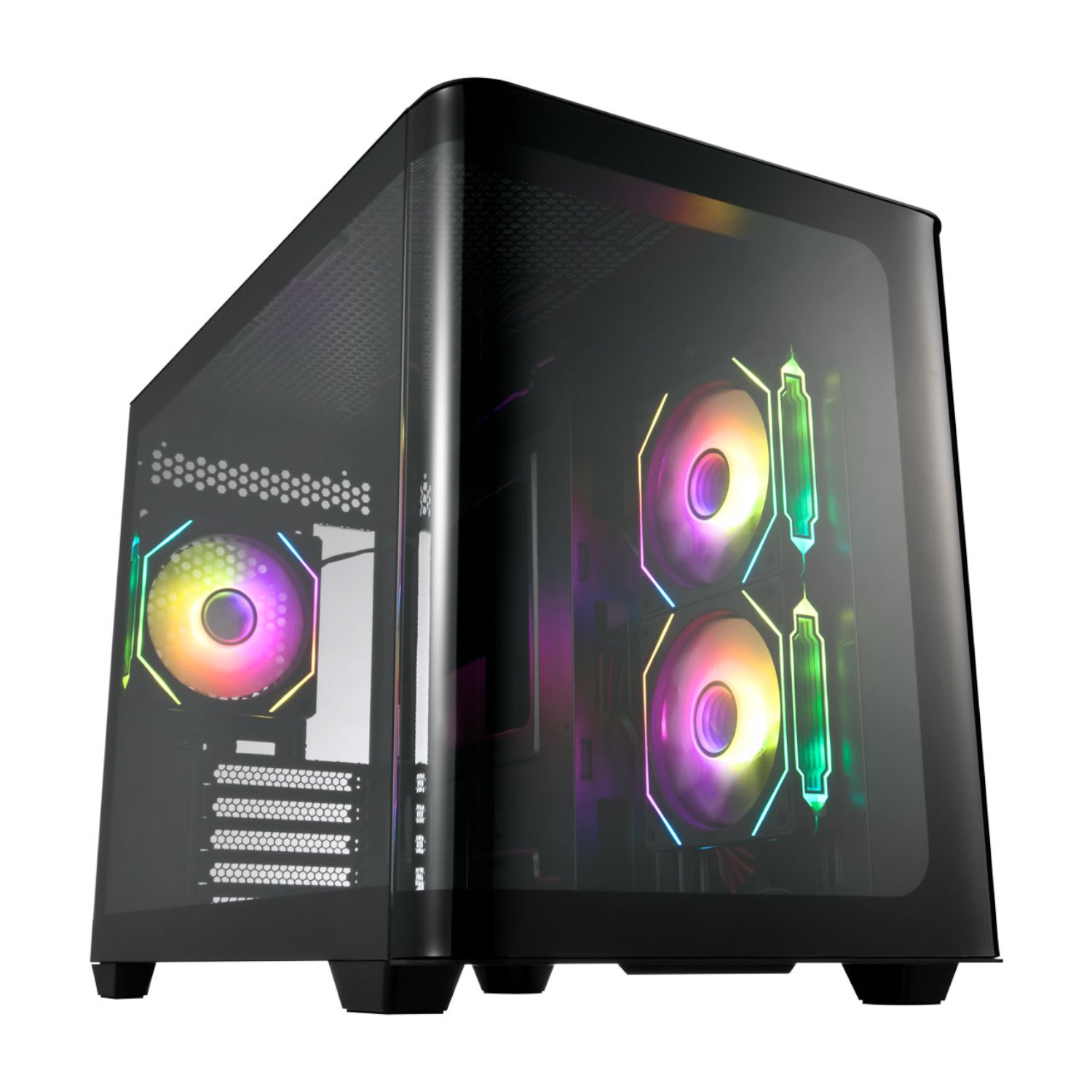FSP S380 M-ATX ARGB Gaming Chassis and VITA GM 750W Power Supply Bundle - Image 2