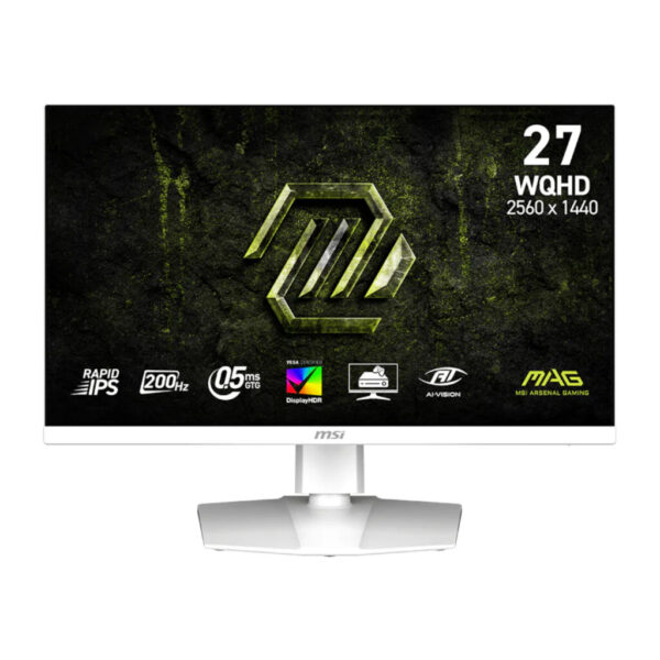 MSI MAG 274QRFW E20 27" WQHD 200Hz IPS Gaming Monitor - White