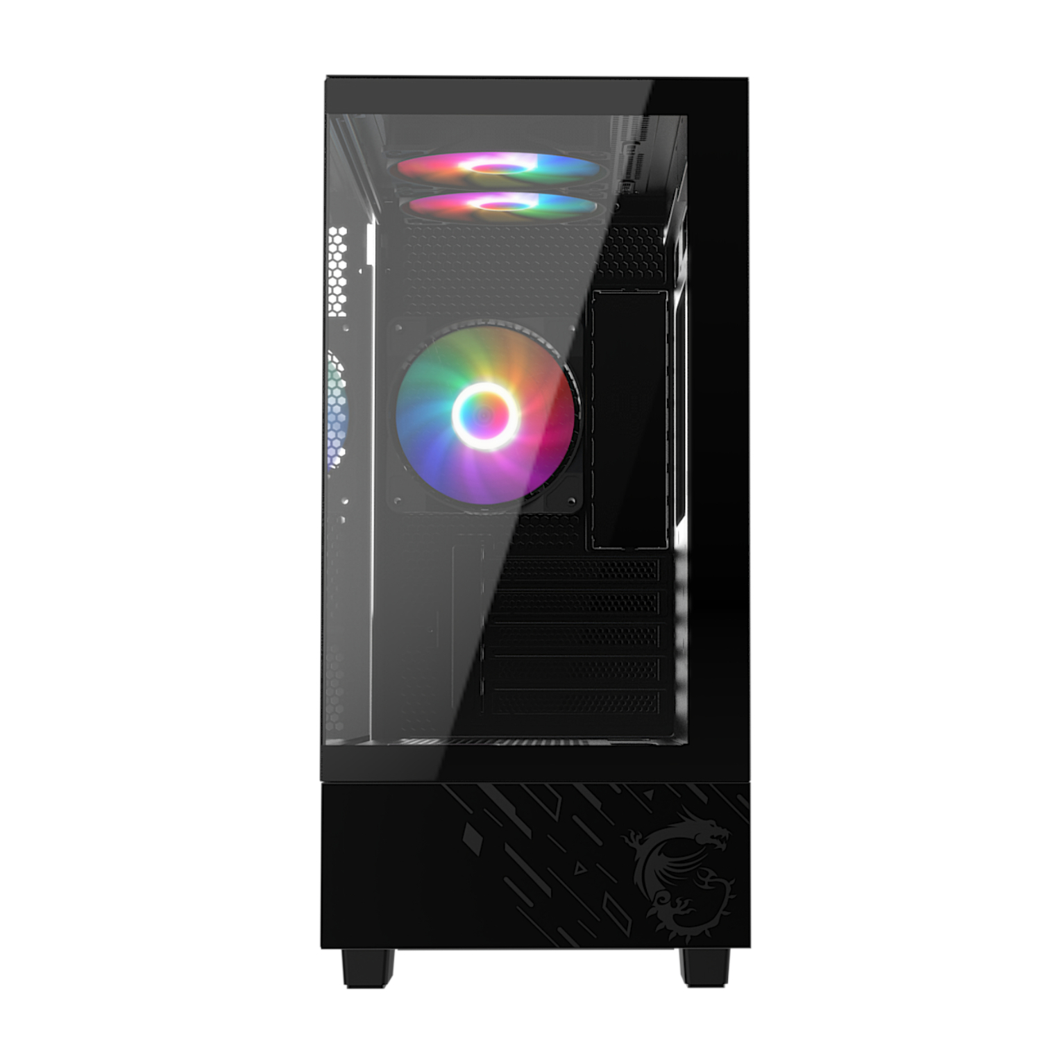 MSI PAG PANO M110A Micro-ATX Gaming Chassis Black - Image 2