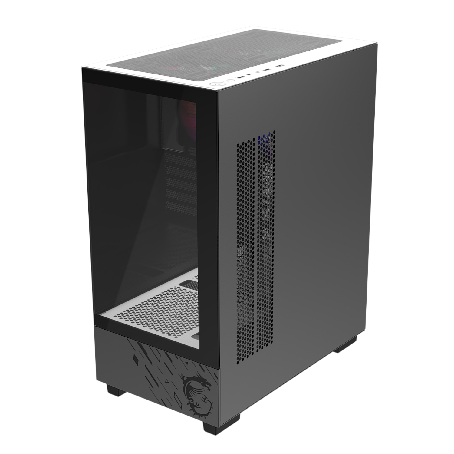 MSI PAG PANO M110A Micro-ATX Gaming Chassis Black - Image 3