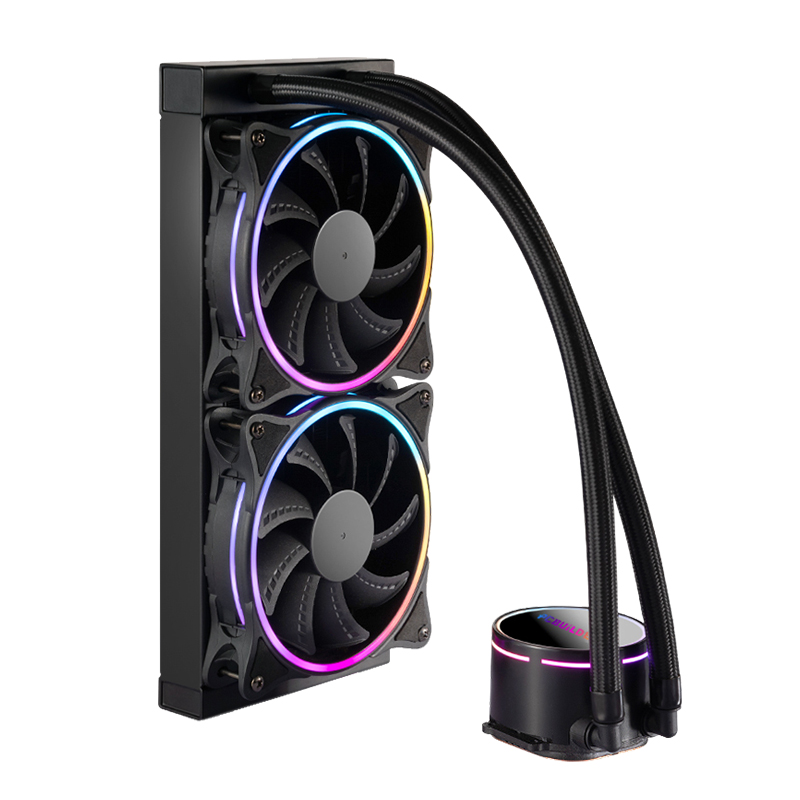 PCBuilder Hydro Chill 240MM AIO Liquid CPU Cooler ARGB - Image 2