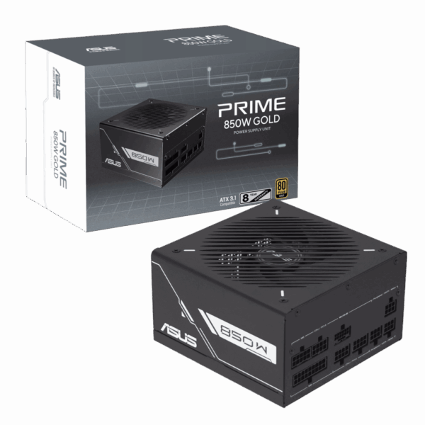 ASUS Prime 850W 80PLUS Gold Black Edition PCIe 5.0 Modular Power Supply
