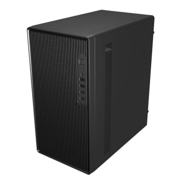FSP S120 M-ATX Mid Tower Desktop Chassis - Black