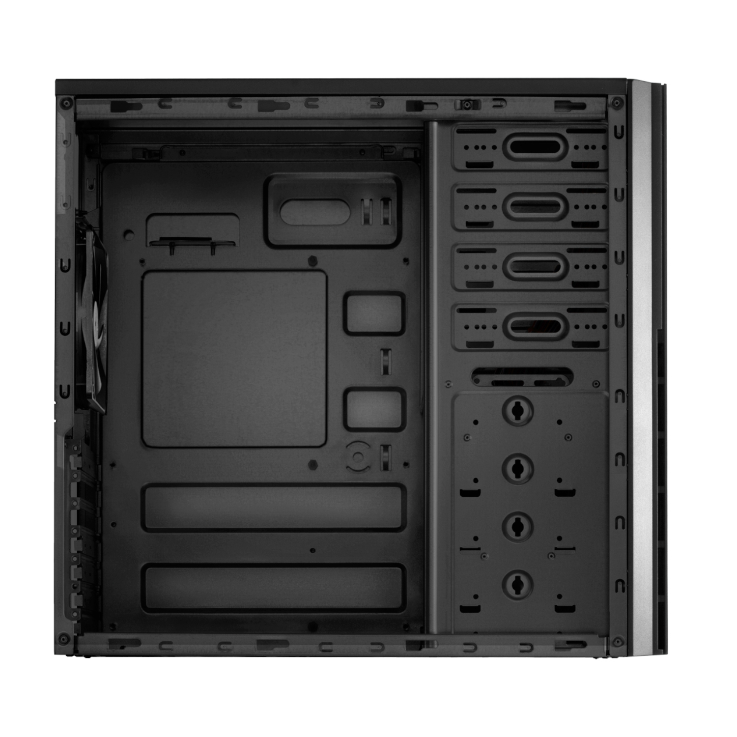 Antec VSK4000B ATX | Micro-ATX | ITX Mini -Tower Chassis - Black - Image 3