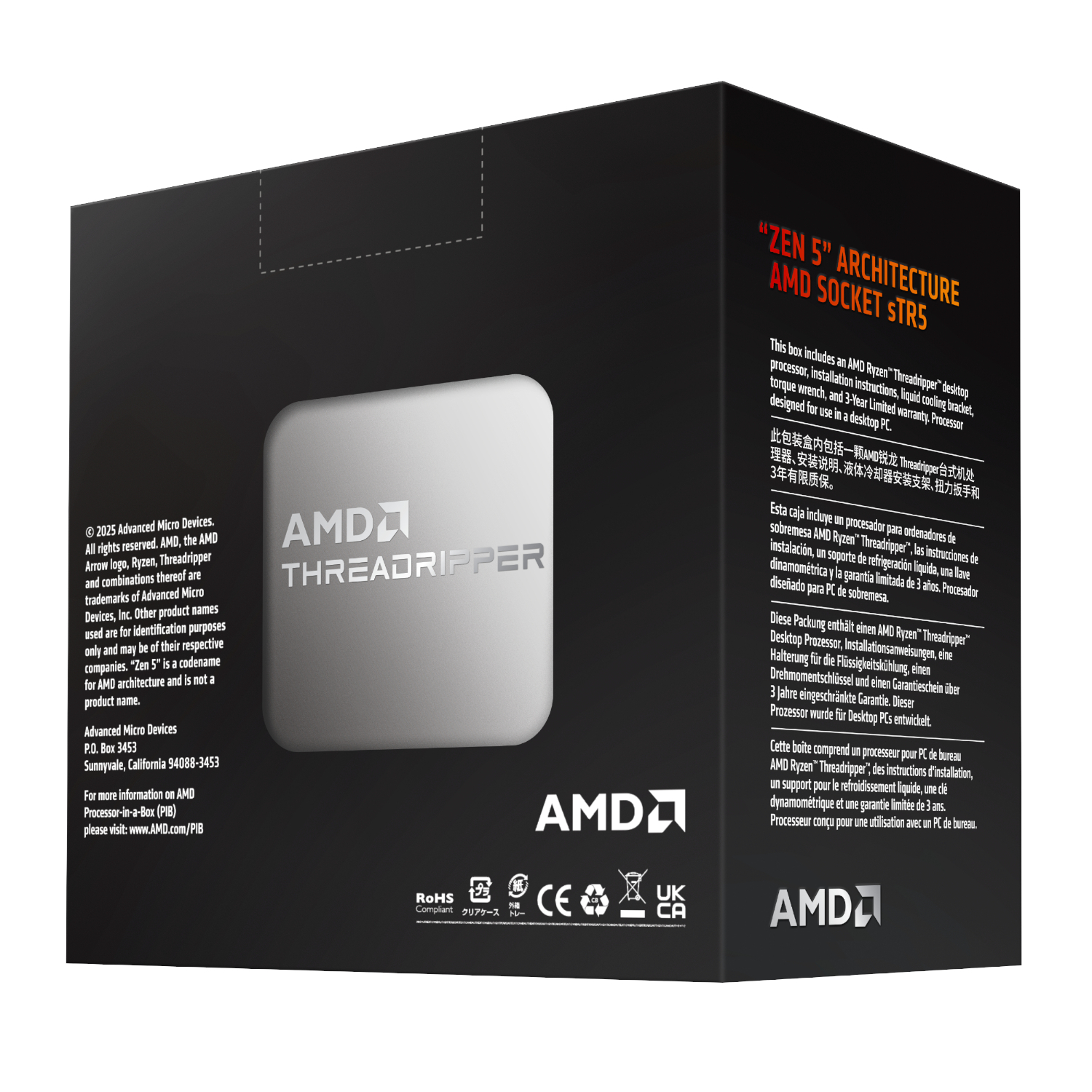 AMD Ryzen Threadripper 9980WX 64-Core 3.2GHz CPU - Image 4