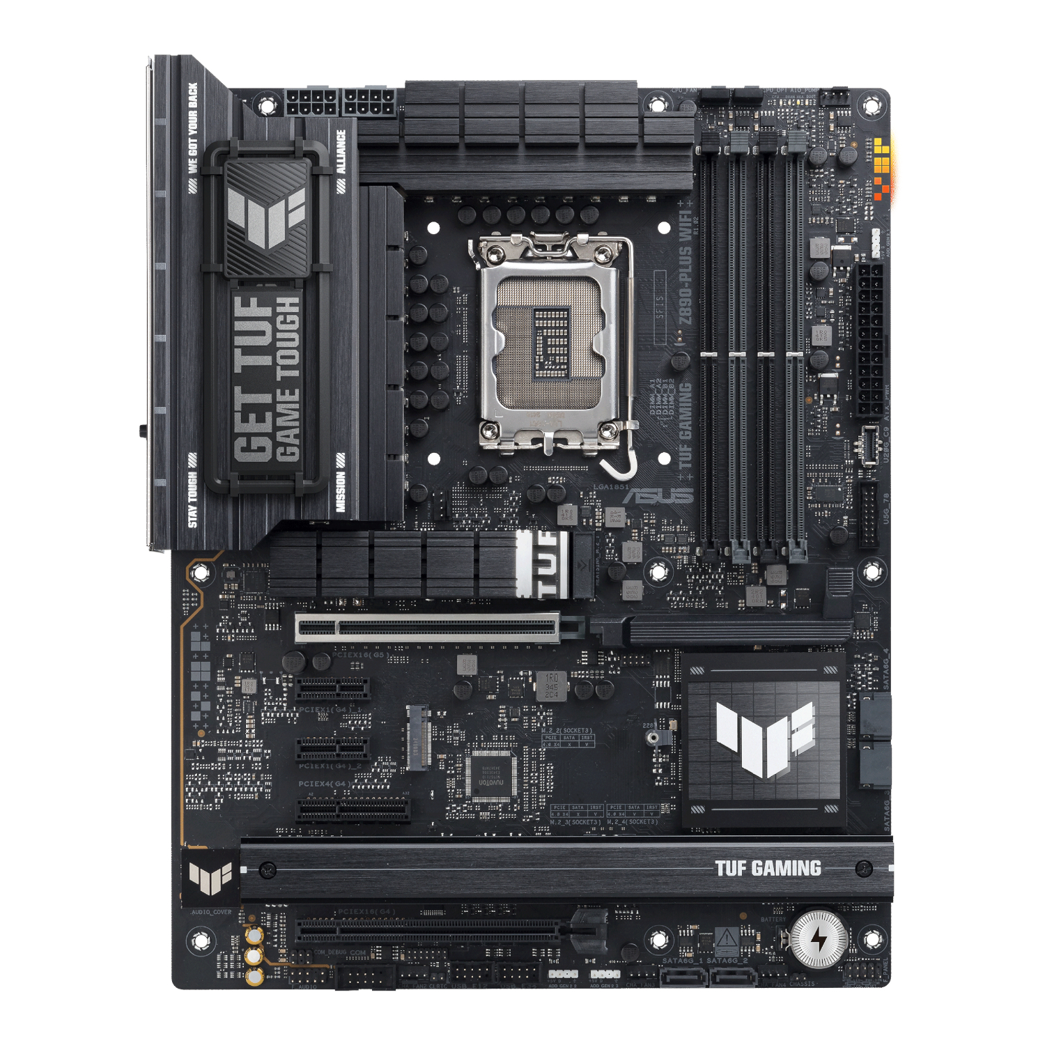Asus TUF Gaming Z890-PLUS WIFI Intel LGA1851 ATX Gaming Motherboard - Image 2
