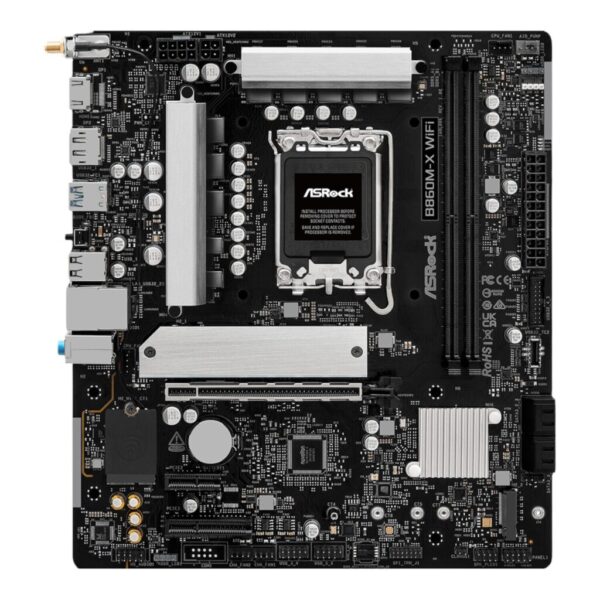 ASRock B860M-X WIFI Micro ATX DDR5 Motherboard (PCIe 5 and Wi-Fi 6E)