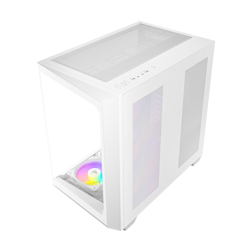 Antec C5 ARGB ATX DUAL Mid Tower Gaming Chassis White - Image 6