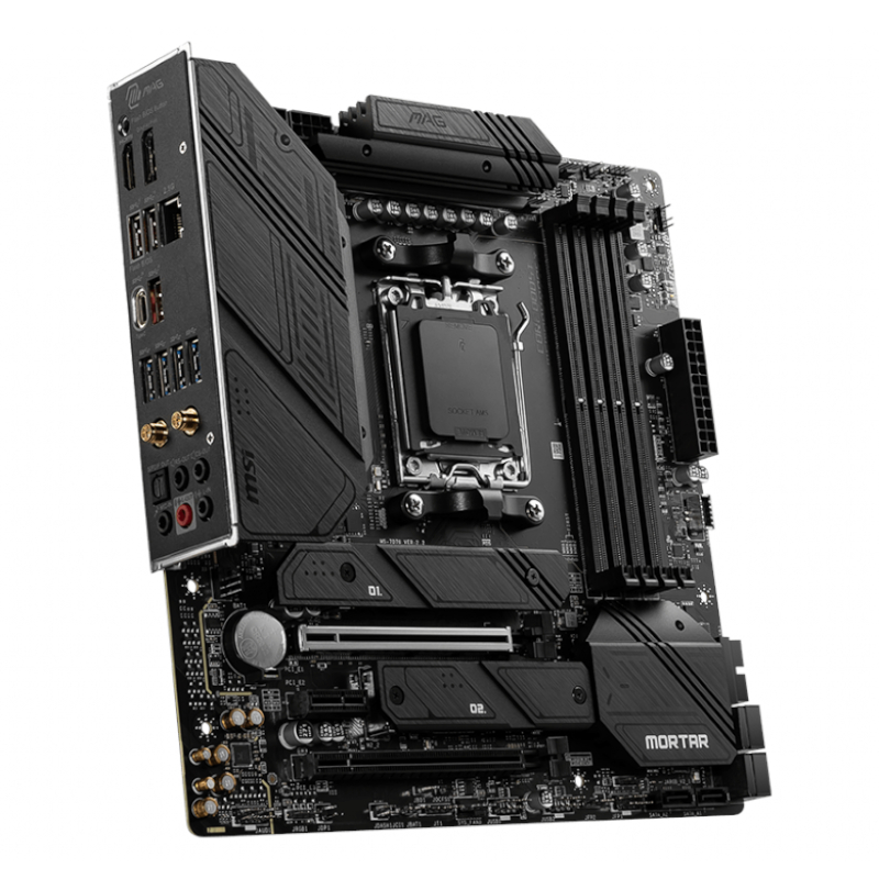 MSI MAG B650M MORTAR WIFI AMD AM5 mATX Gaming Motherboard - Image 4