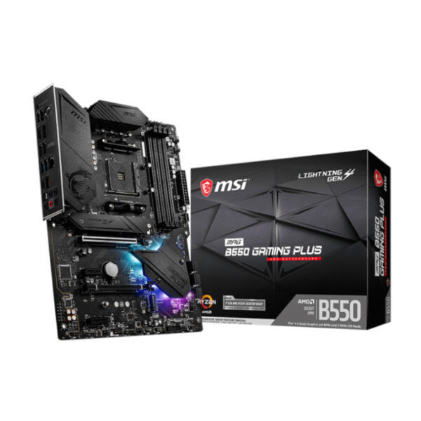 MSI MPG B550 Gaming Plus AM4 ATX Motherboard  Ryzen 5000