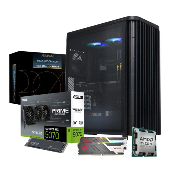 PCBuilder Ryzen 9 9900X MICHELANGELO Windows 11 Creator PC