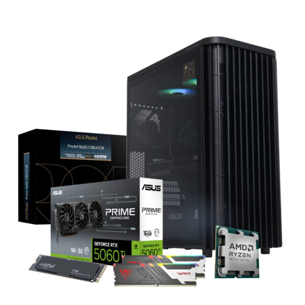 PCBuilder Ryzen 7 9700X MONET Windows 11 Creator PC