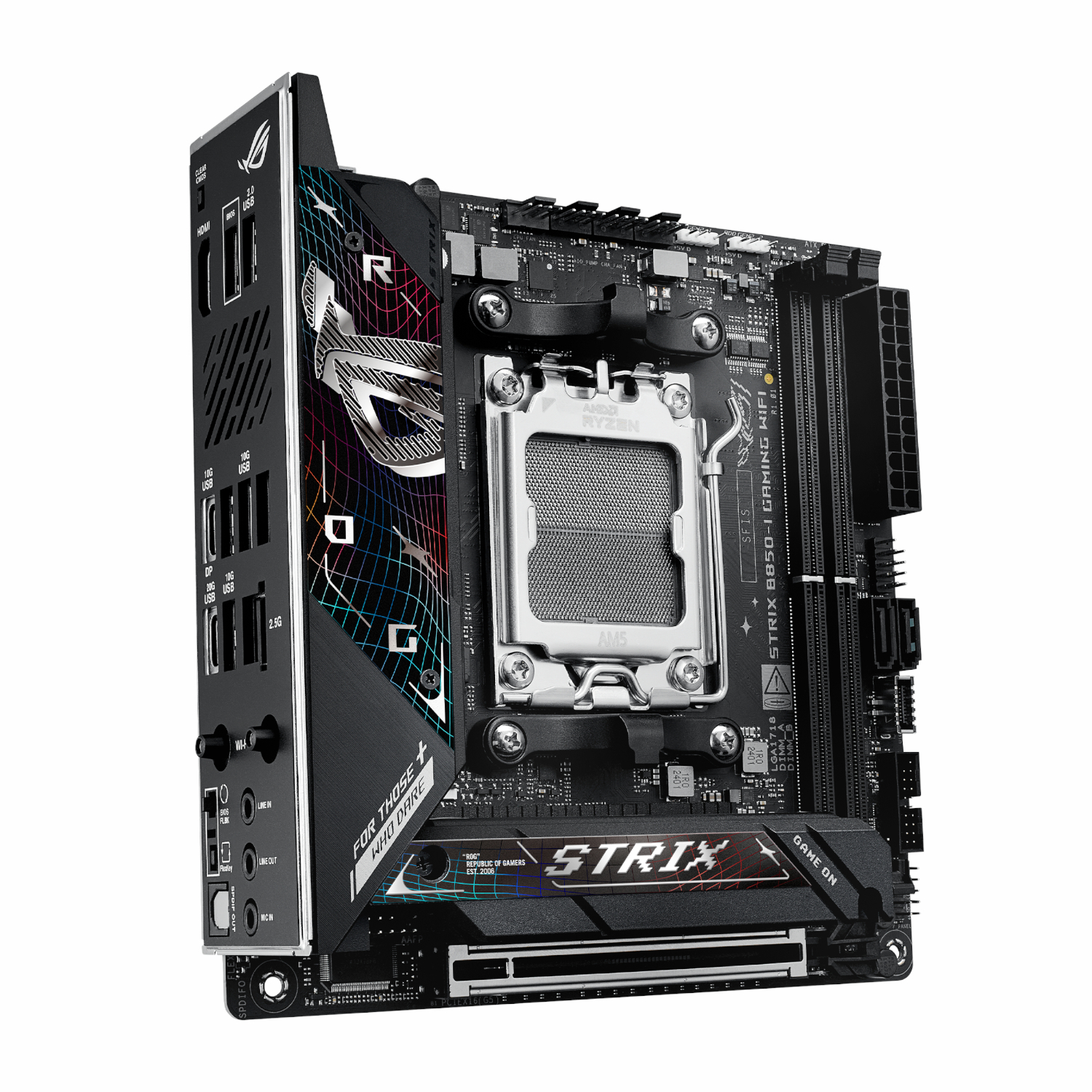 Asus ROG Strix B850-I Gaming WiFi AM5 Mini-ITX Gaming Motherboard - Image 3