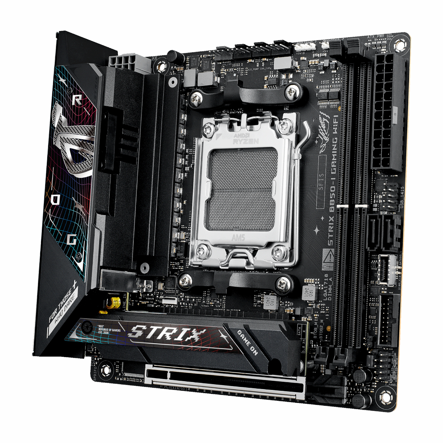 Asus ROG Strix B850-I Gaming WiFi AM5 Mini-ITX Gaming Motherboard - Image 4