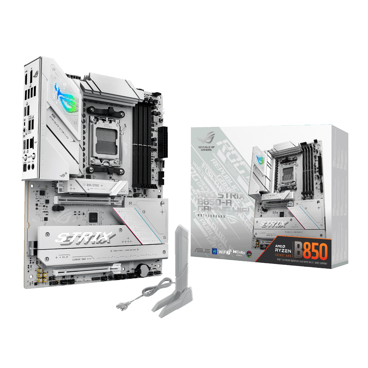 ASUS ROG STRIX B850-A Gaming AM5 ATX Gaming Motherboard