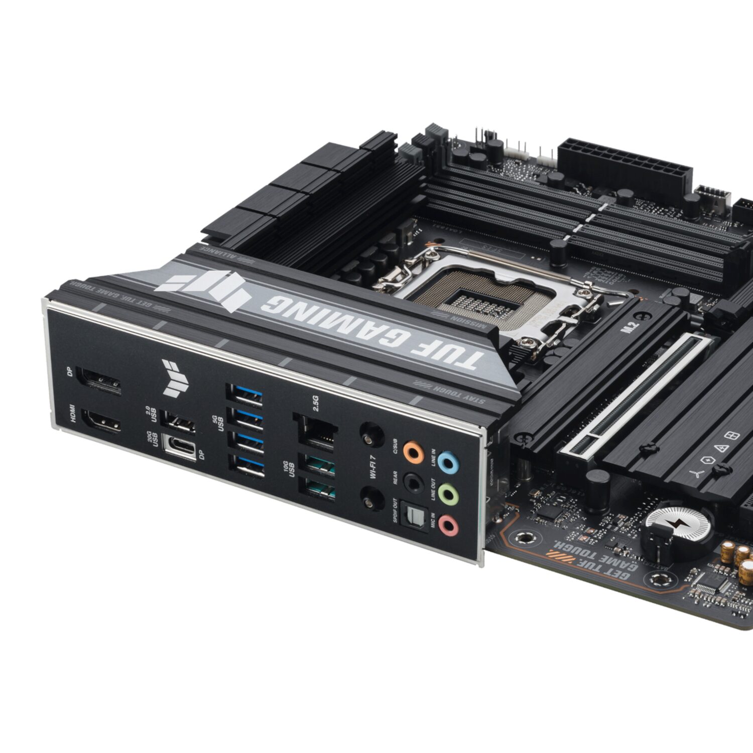 Asus TUF Gaming B860M-Plus Wi-Fi M-ATX Motherboard Intel LGA1851, DDR5, PCIe 5.0. Wi-Fi 7 - Image 5