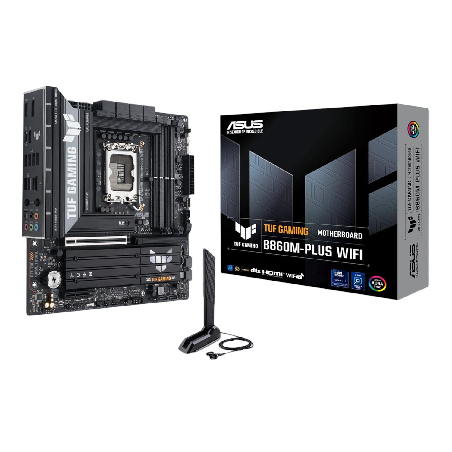 Asus TUF Gaming B860M-Plus Wi-Fi M-ATX Motherboard  Intel LGA1851, DDR5, PCIe 5.0. Wi-Fi 7